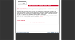 Desktop Screenshot of cahillconstruction.com